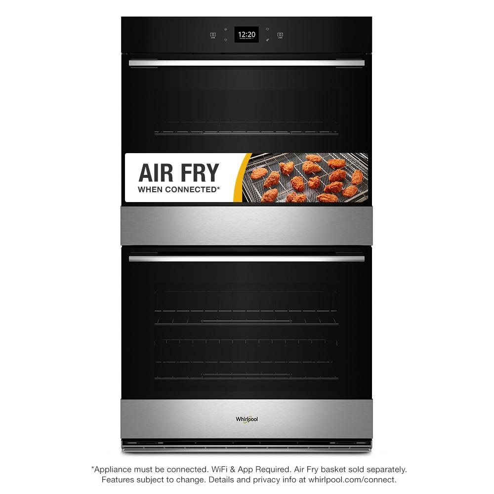 10.0 Total Cu. Ft. Double Wall Oven with Air Fry When Connected