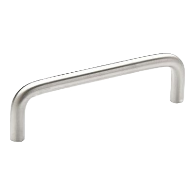 Brushed nickel cabinet pull with simple curved wire design for Hardware and Furniture Accessories under $50 collections