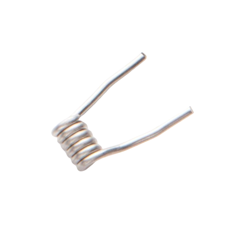 Close-up of a metal coil point used for detailed woodburning and pyrography in tools and home improvement projects