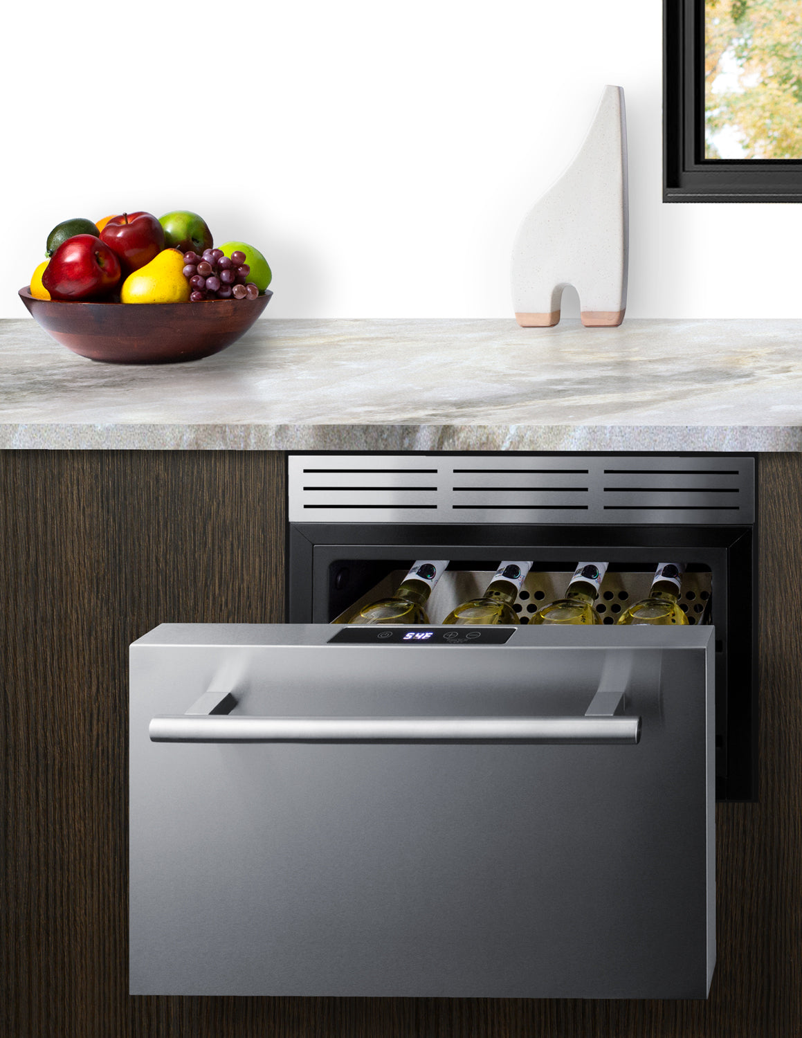 18" Wide Built-In Wine/Beverage Cooler Drawer