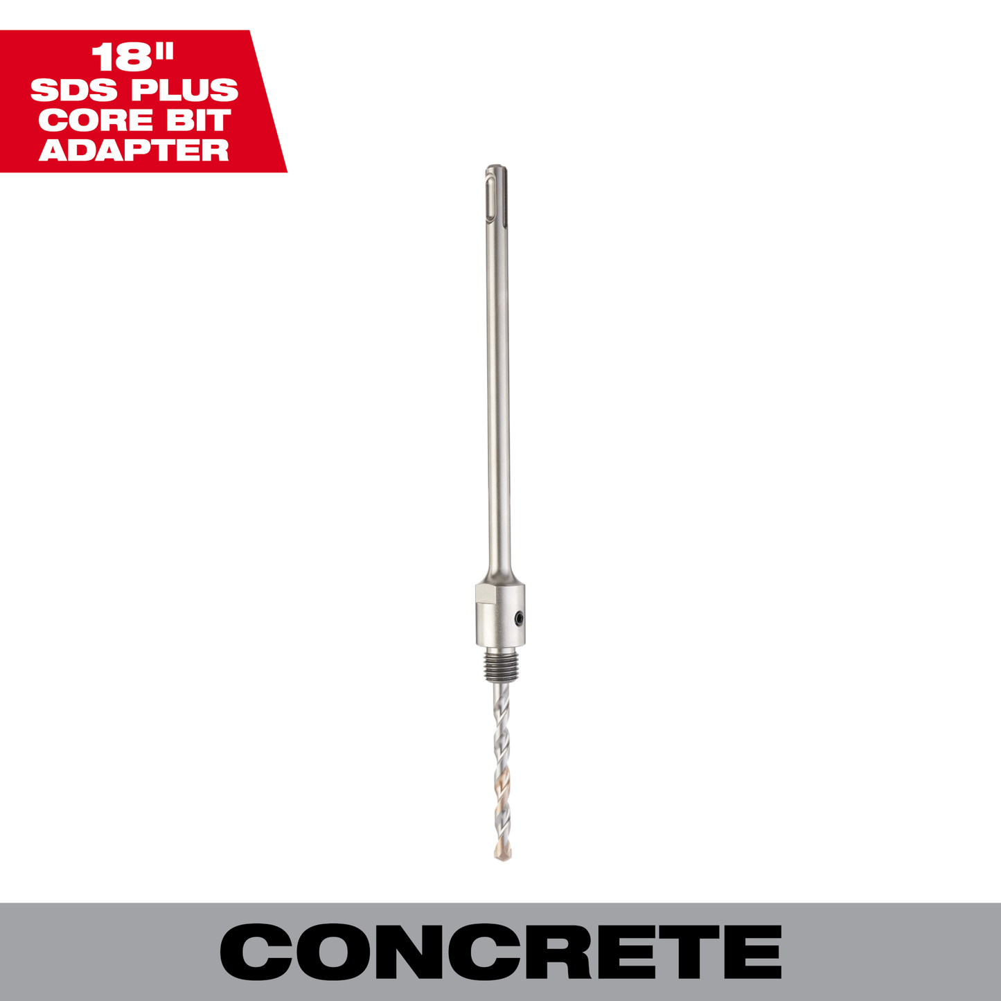 Milwaukee 18" SDS Plus CORE Bit Adapter