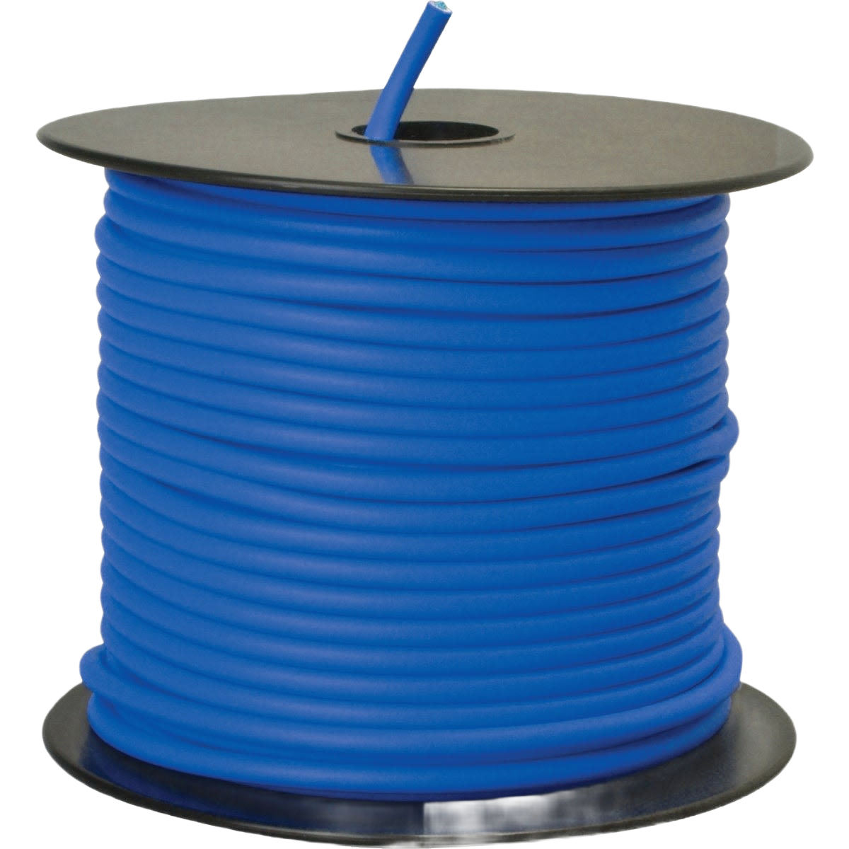 Spool of blue 12-gauge PVC-coated primary wire for home improvement and electrical wiring projects