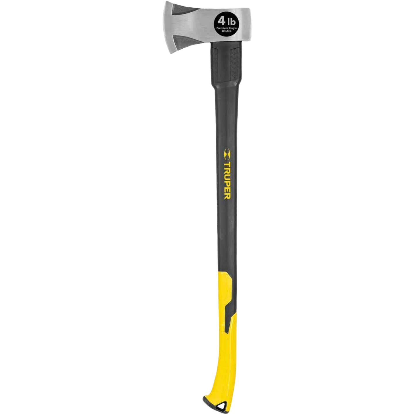 Truper Single Bit Premium Axe with Fiberglass Handle, 34 in., ideal for home improvement and tools tasks.
