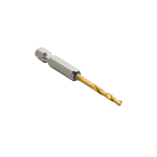 1/8 inch titanium drill bit with hex shank designed for durability in tool accessories and power tool collections