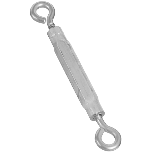 Stainless steel eye and eye turnbuckle for tightening lines and cables in hardware and fasteners collections under $50