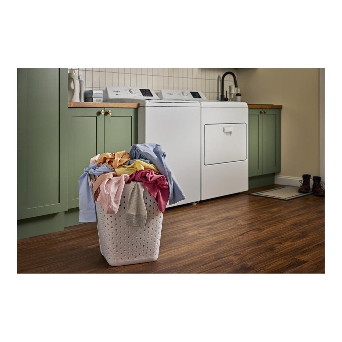 7.0 cu. ft. Gas Dryer with Adaptive Dry and Wrinkle Shield™ option - Vented Top Load Matching