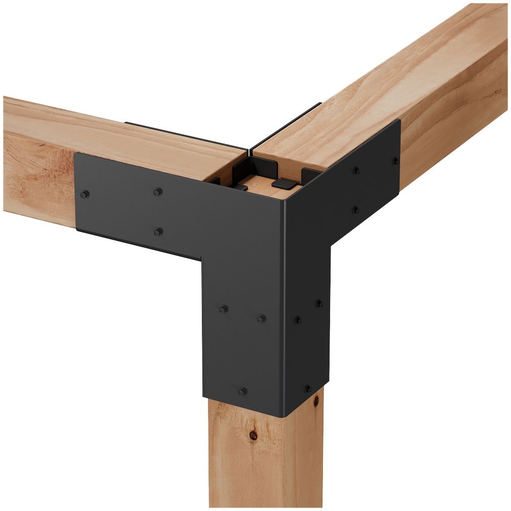 Sage 4x4 Corner Pergola Connector Kit (2-Piece)