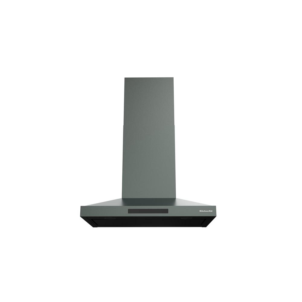 Wall-mount stainless steel range hood with four-speed ventilation and sleek design in Kitchen & Kitchenware collection