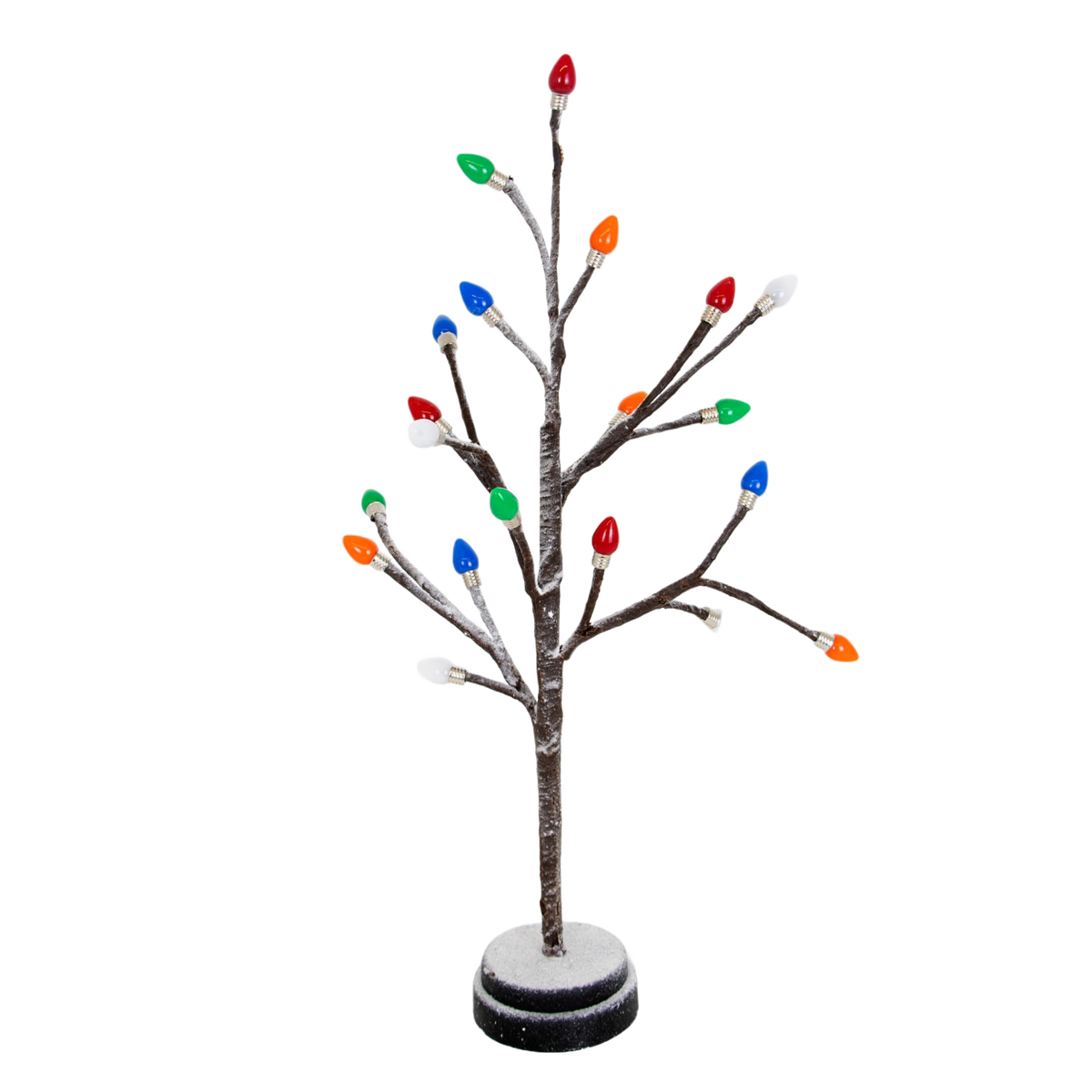 Gerson International 20" Tree w/Multicolor Bulbs