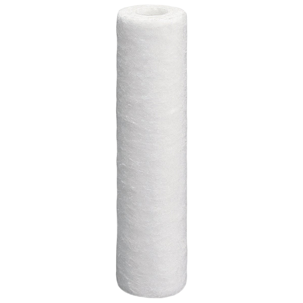 White cylindrical replacement filter cartridge for home improvement and tools applications