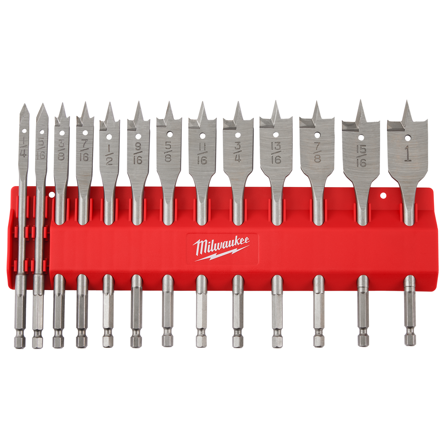 Milwaukee 13PC Flat Boring Bit Set