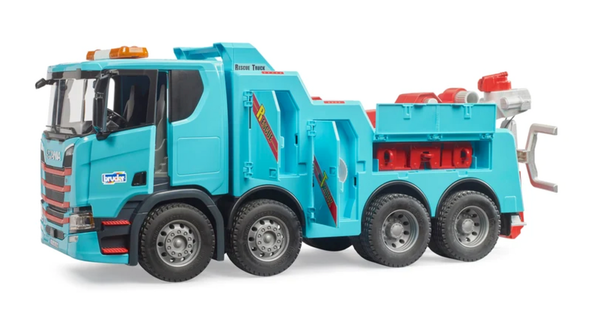 Bruder 03553 Scania Super 560R Recovery and Towing Truck with Light and Sound Module
