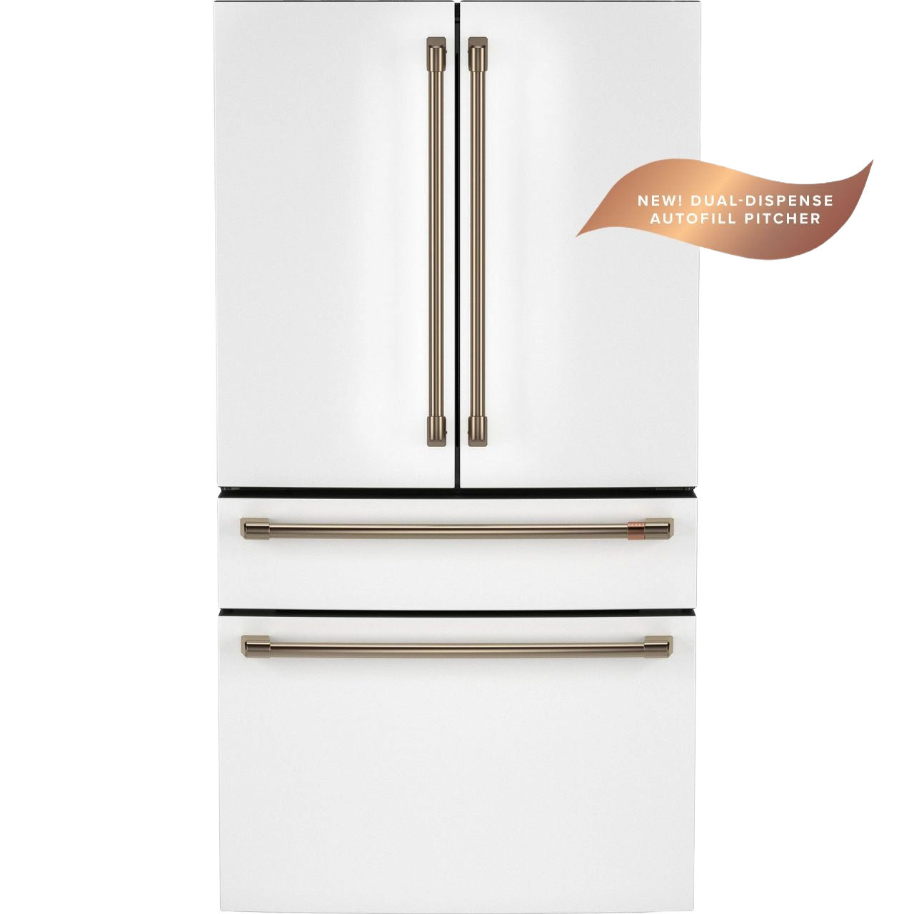 CAFÉ™ ENERGY STAR® 23.2 Cu. Ft. Smart Counter-Depth 4-Door French-Door Refrigerator With Dual-Dispense AutoFill Pitcher