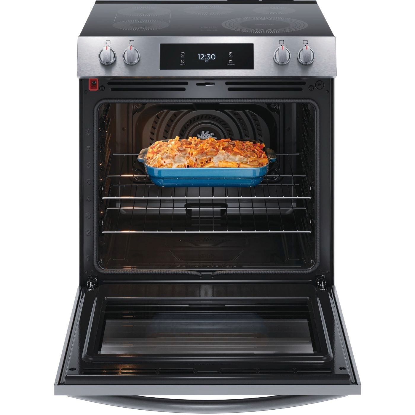 30" Front Control Electric Range with Total Convection