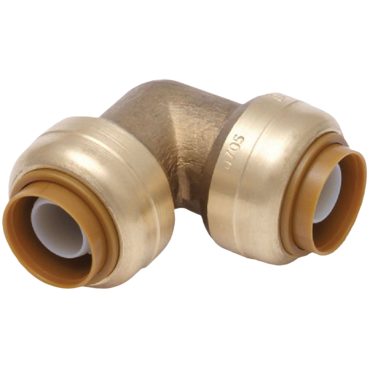 Brass 90-degree push-to-connect elbow fitting for plumbing, push fittings, and pipes & fittings under $50 collection