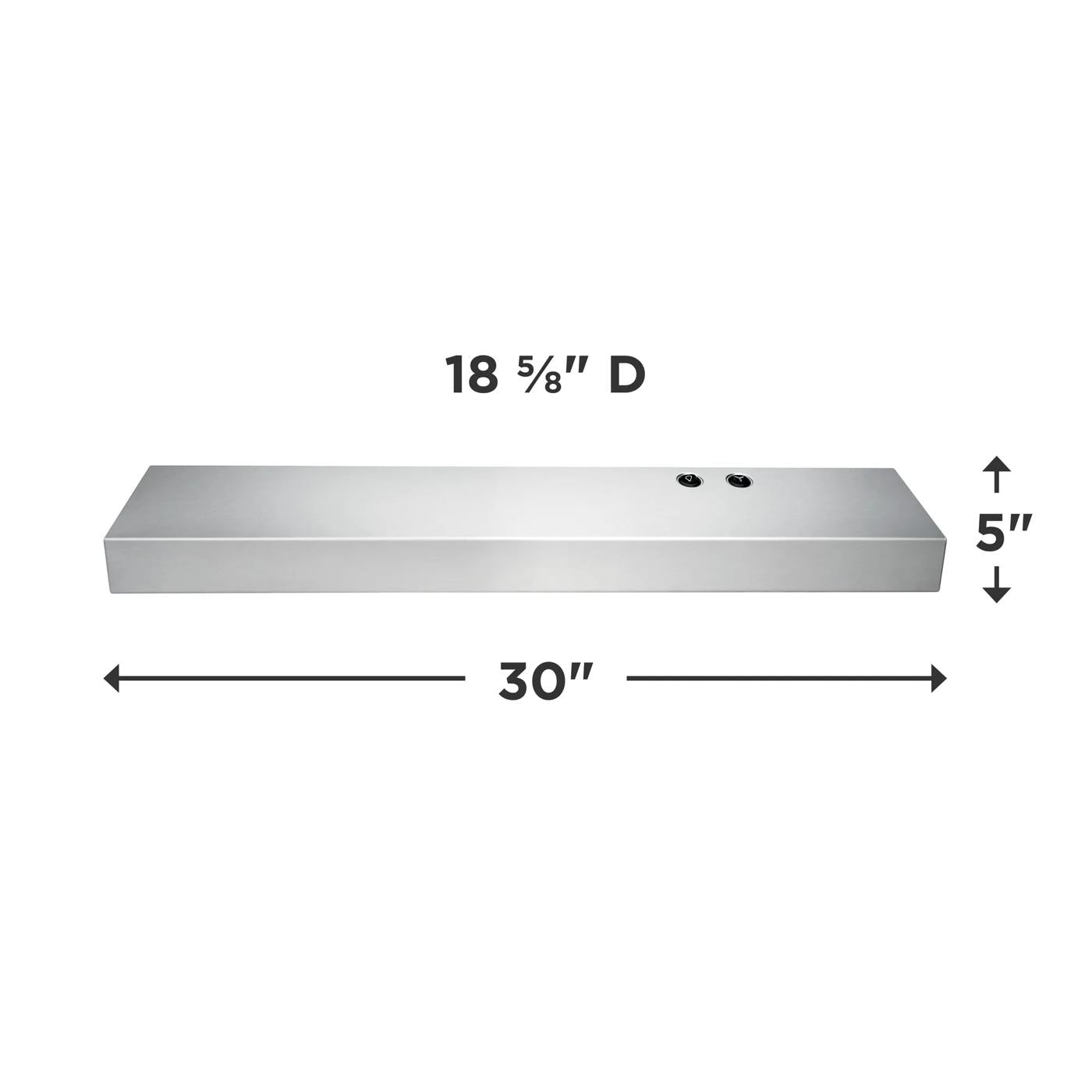 30" Overhead Range Hood