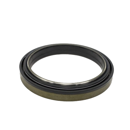 Durable round axle output seal with rubber and metal construction for home improvement and machinery maintenance tasks