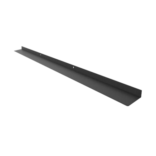 Black flush mount deflector vent strip designed for microwave drawer installation in appliance parts and accessories