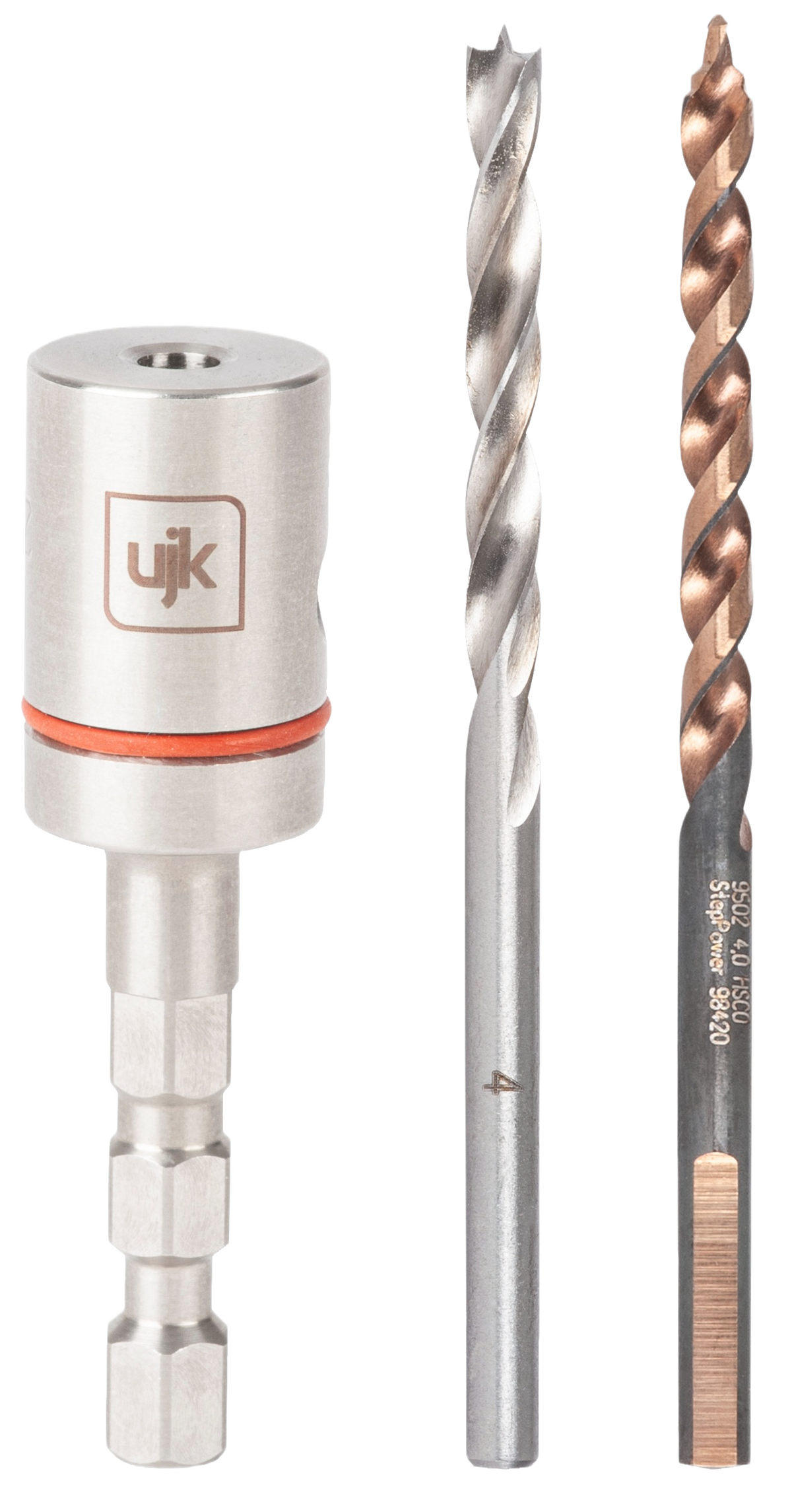 UJK Hex Shank Adaptor Ultimate Drill Bit Kit 4mm