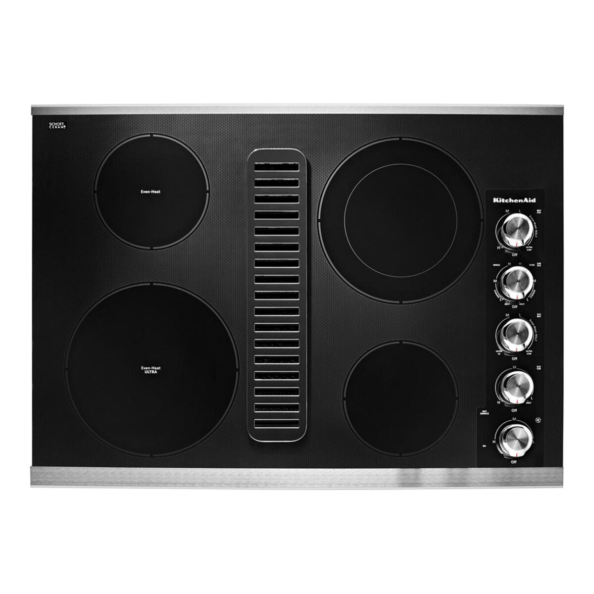 30" Electric Downdraft Cooktop with 4 Elements