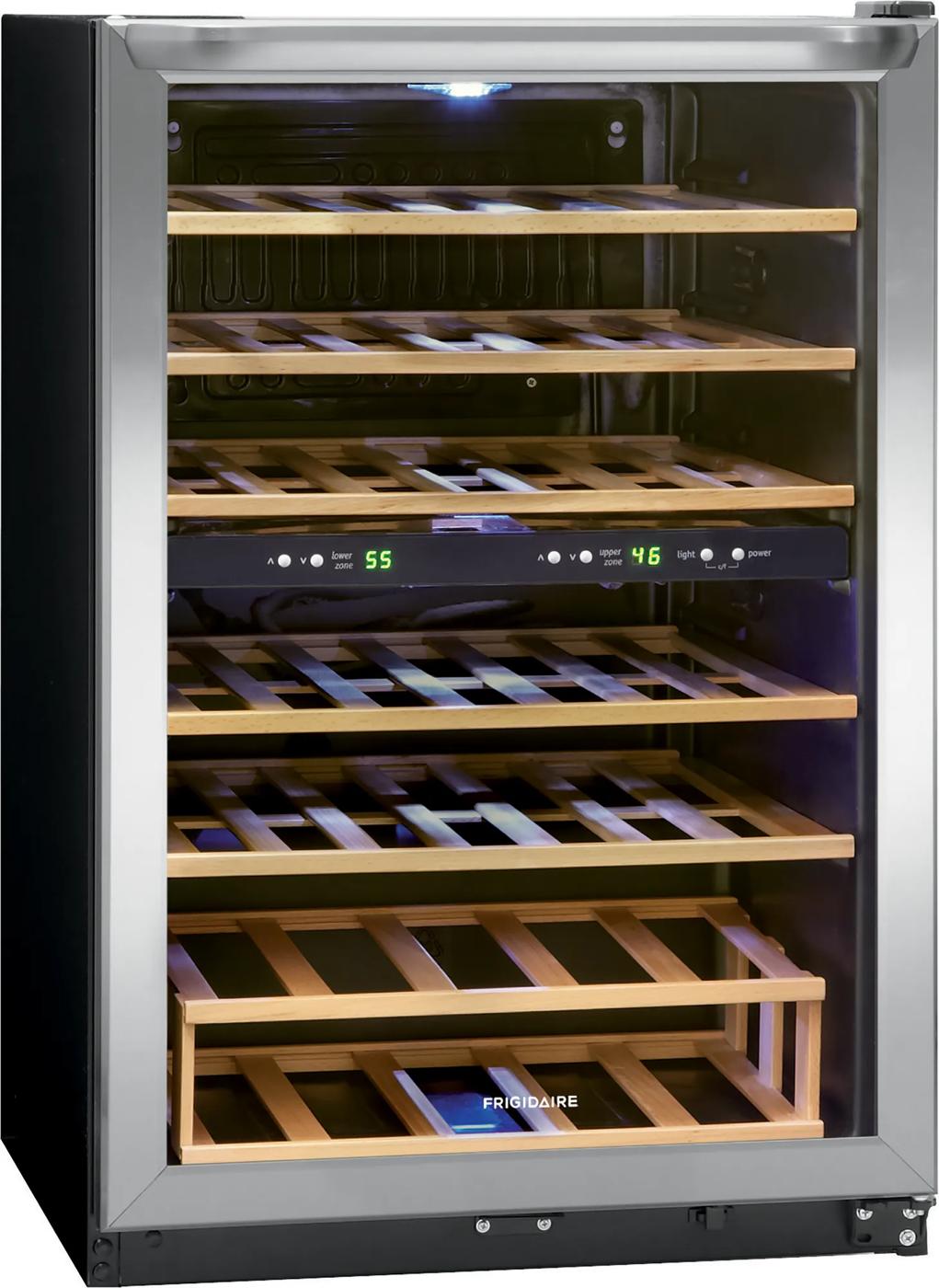 45 Bottle Two-Zone Wine Cooler