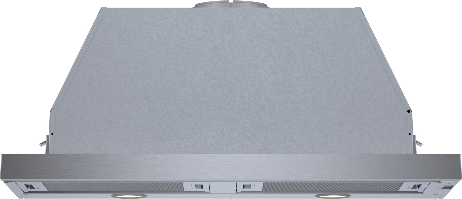 Stainless steel pull-out range hood with built-in lights and ventilation from Bosch over the range hoods at Hartville Hardware