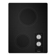 15-inch Electric Cooktop with Easy Wipe Ceramic Glass