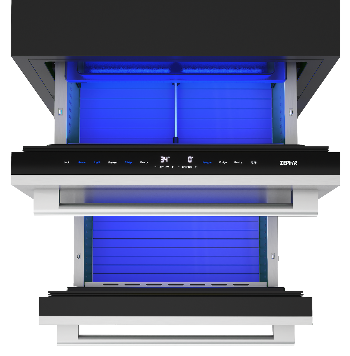 Presrv Refrigerator Freezer Drawers, 24in, SS