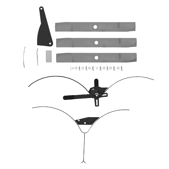 John Deere BM25258 60" MulchControl™ Attachment