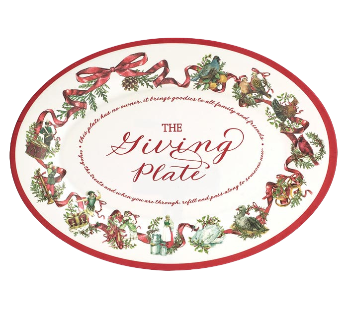 Burton & Burton 12 Days of Christmas Melamine Platter