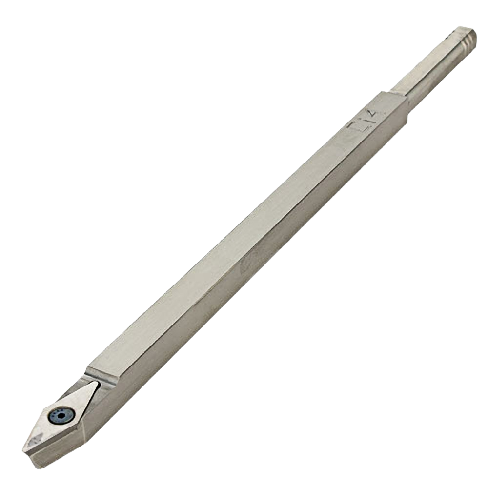 Mid-size carbide-tipped detailer bit with angled edge for precision woodworking in home improvement tools collection