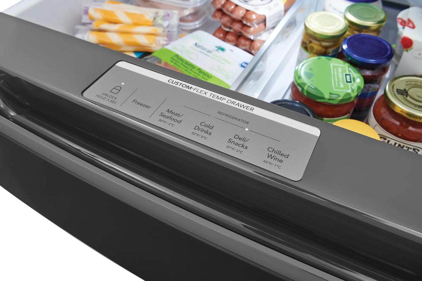 22 Cu. Ft. Counter-Depth 4-Door French Door Refrigerator