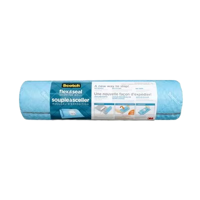 Blue flexible shipping roll for protective packaging in packing and mailing supplies under $50 collection
