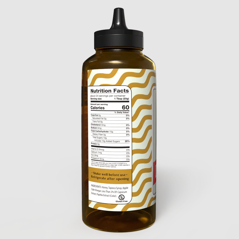 Urban Slicer Hot Honey Drizzler, 16.8 oz.