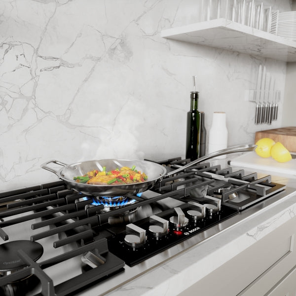 Benchmark™, Gas Cooktop, 36'', Stainless steel