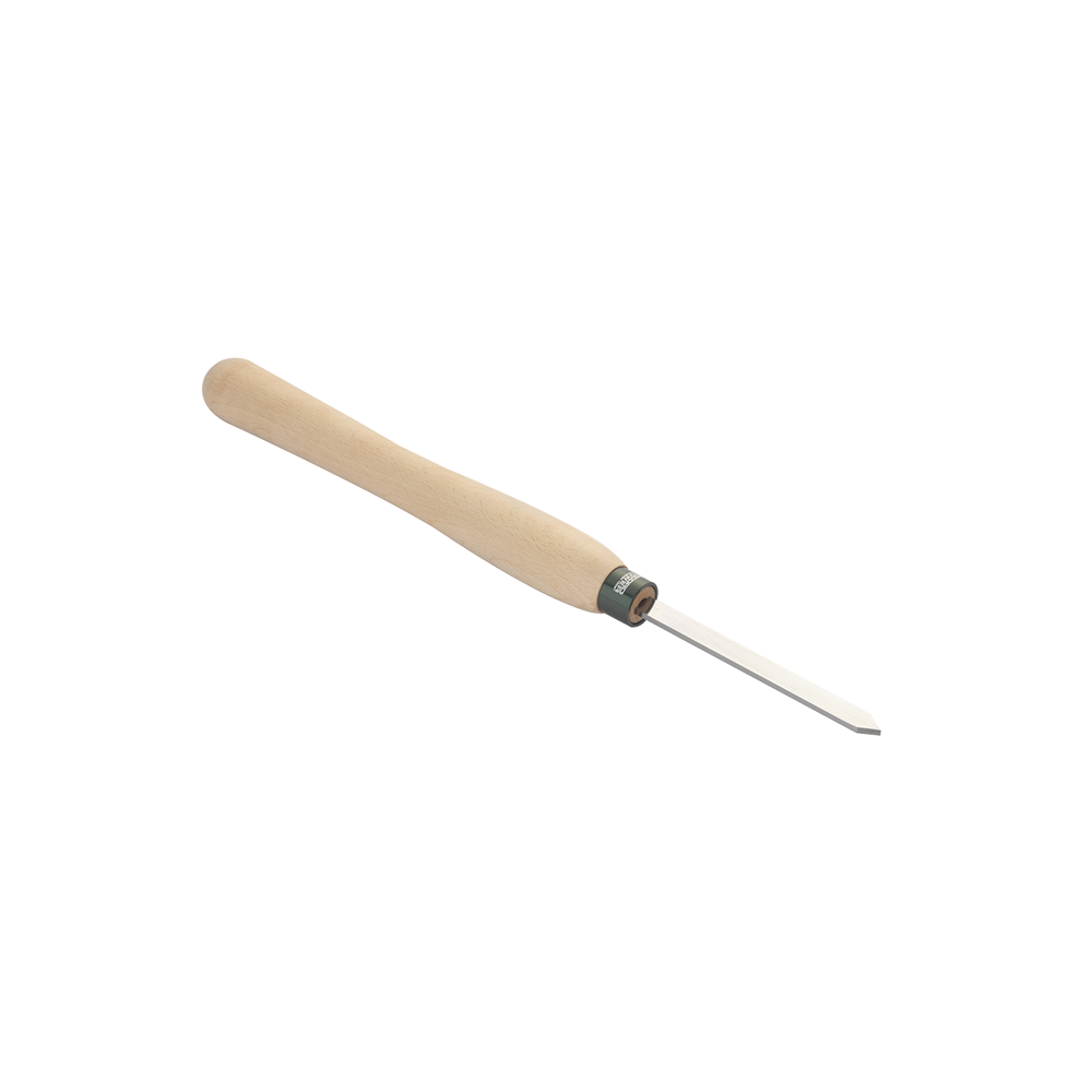 Woodturning parting tool with 12-inch beech handle and high-speed steel blade for woodworking tool collection under $100