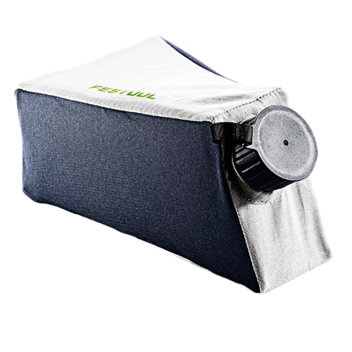 Compact fabric dust bag with black and white design for Festool dust extractors in tool and saw accessories collections