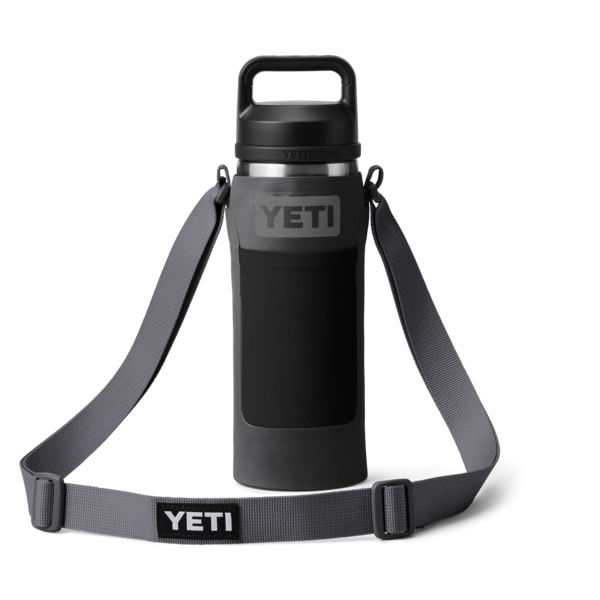 Compact charcoal bottle sling with adjustable strap for hands-free carrying in outdoor living and under $50 collections