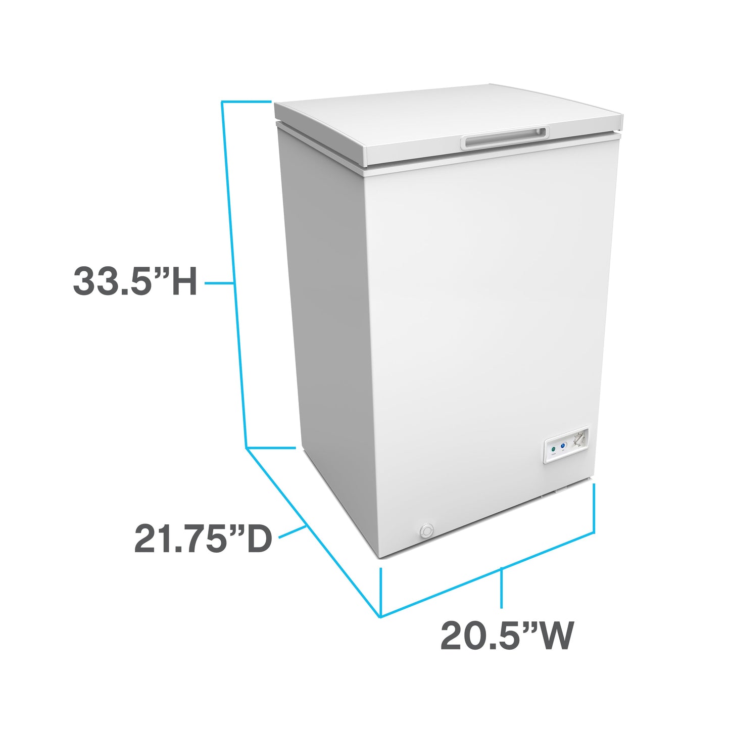 Avanti Garage Ready Convertible Chest Freezer - White