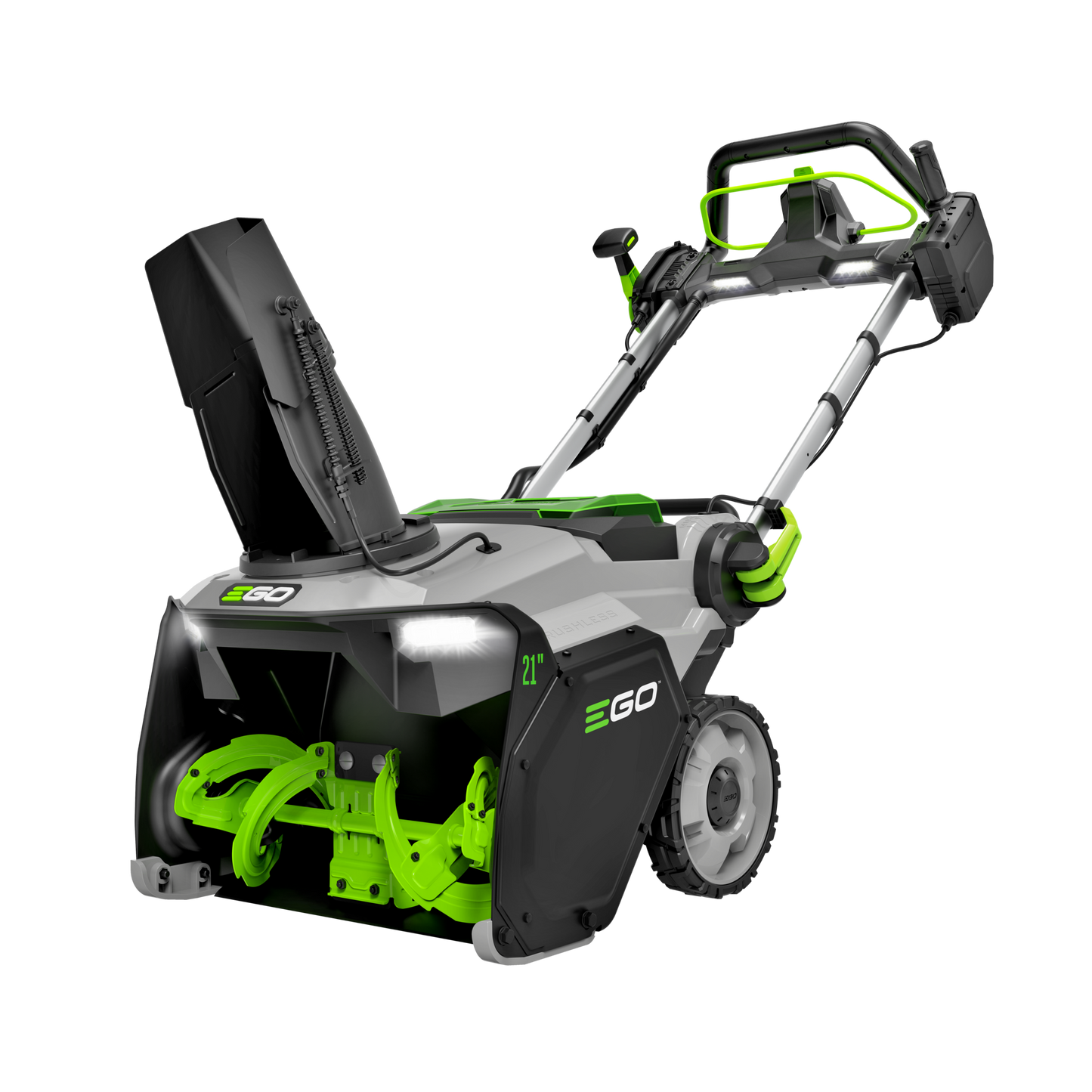 EGO POWER+ 21" Single-Stage Snow Blower with Peak Power™ with 2 x 6.0Ah Batteries and Dual Port Charger