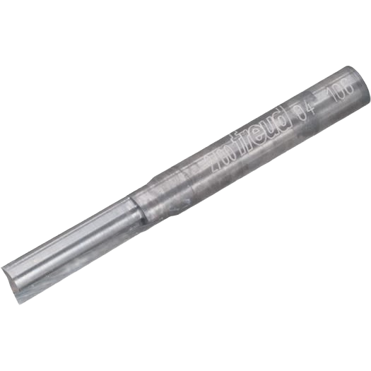 Carbide-tipped straight drill bit with double flute design for precision cutting in power tool accessories collection