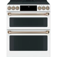 CAFÉ™ 30" Smart Slide-In, Front-Control, Radiant and Convection Double-Oven Range
