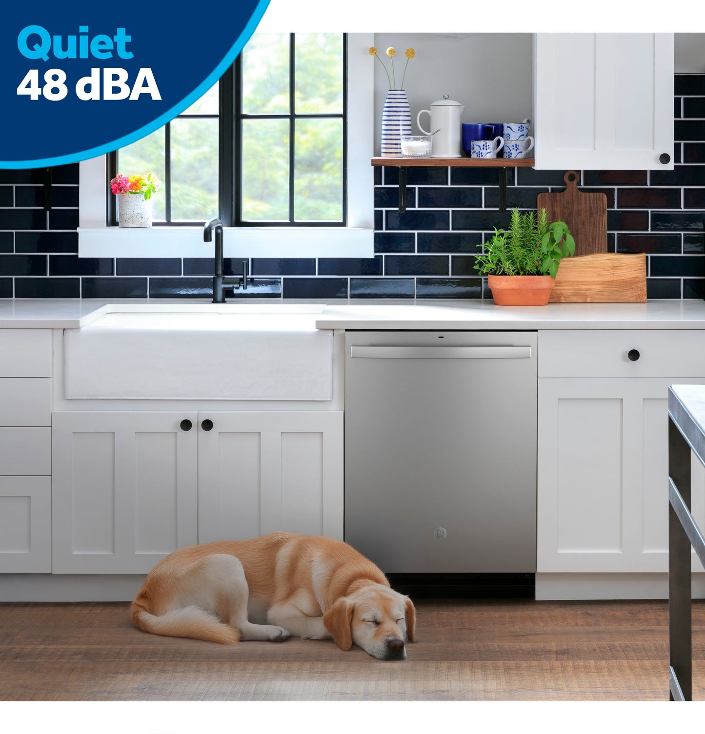 GE® ENERGY STAR® Top Control with Stainless Steel Interior Dishwasher with Sanitize Cycle & Dry Boost