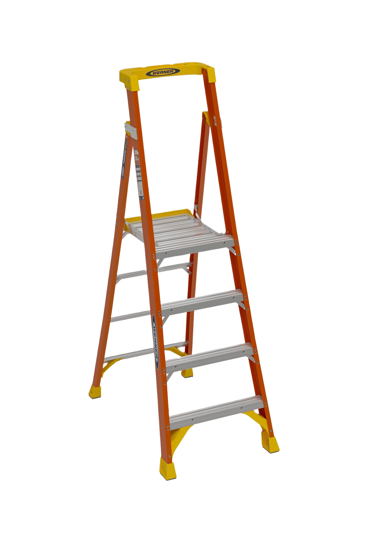 Werner 10 ft. Reach Fiberglass Podium Ladder