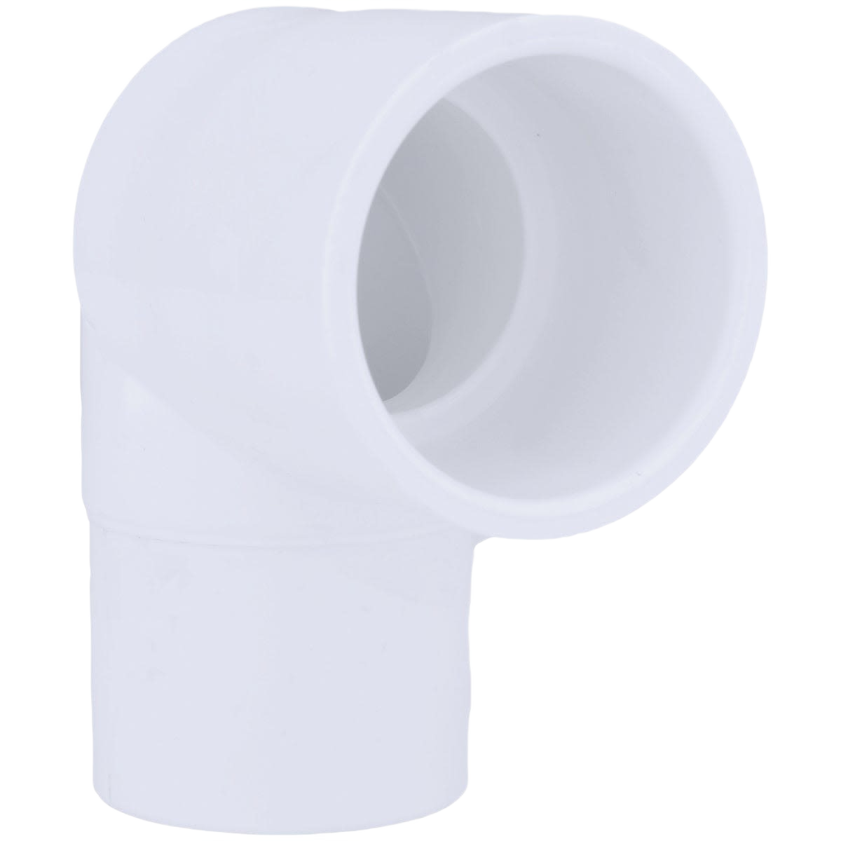 White PVC 90-degree street elbow with slip x spigot connections for plumbing and pipes & fittings under $50 collections