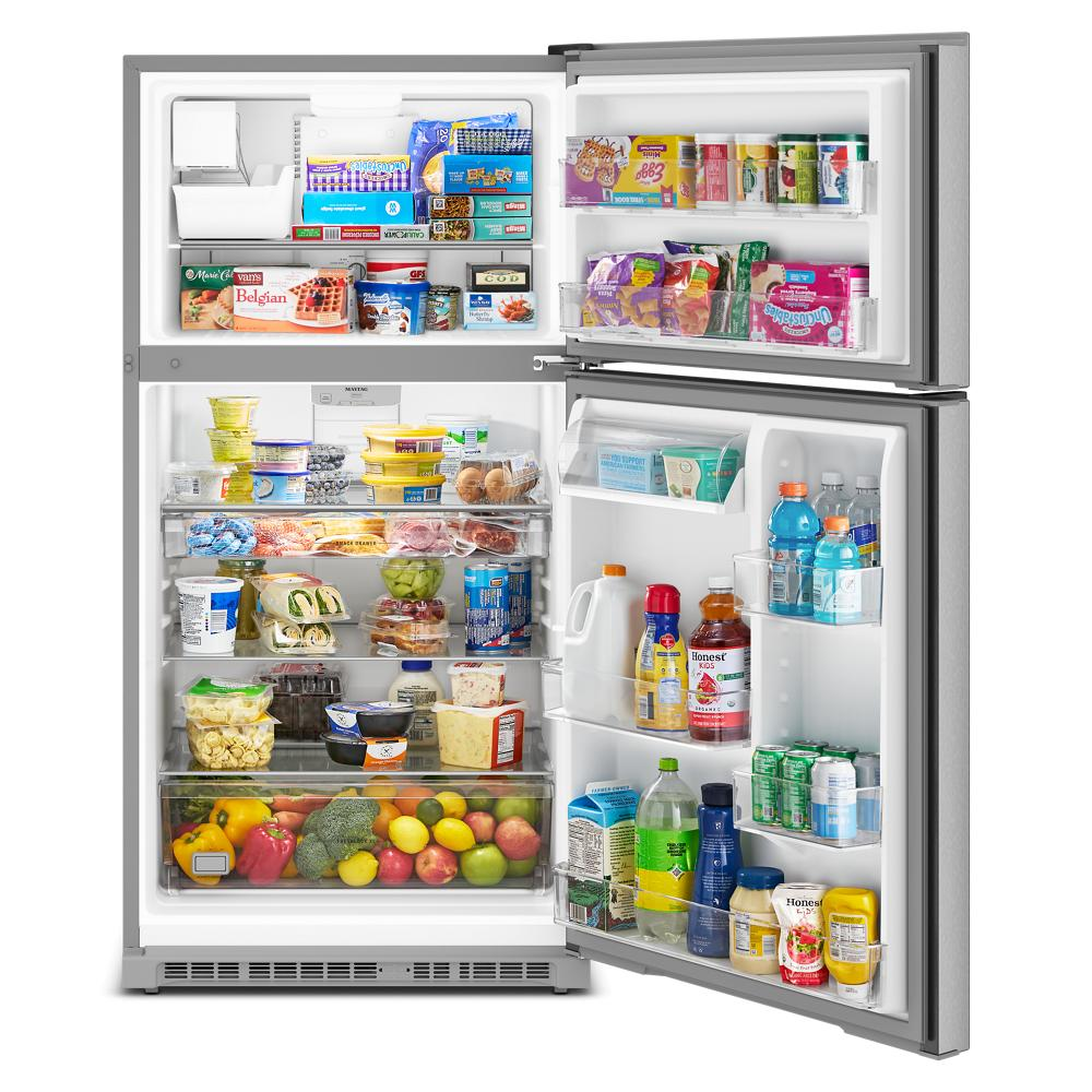 33-Inch Wide Top-Freezer Refrigerator with Factory-Installed Ice Maker—21 Cu. Ft.