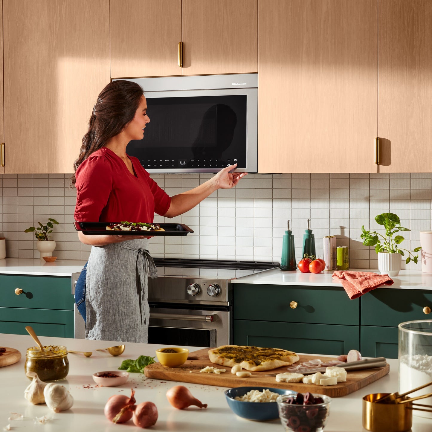 KitchenAid® Multifunction Over-the-Range Oven with Flush Built-In Design