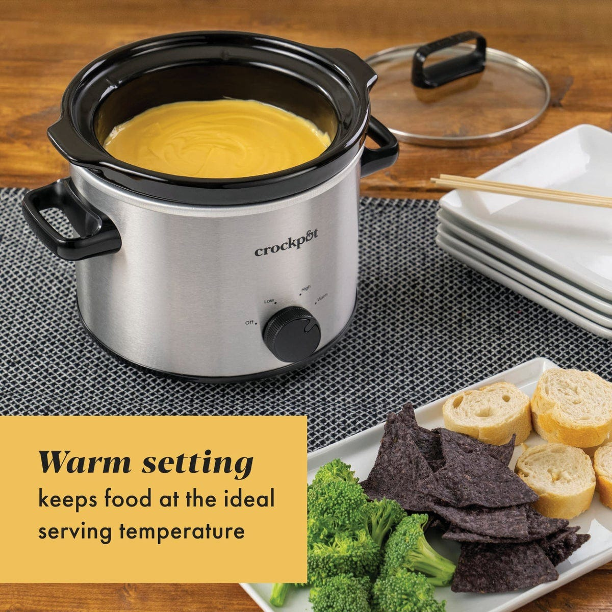 Hamilton Beach 2 Quart Stainless Steel Slow Cooker