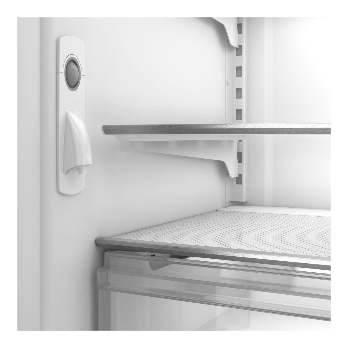 22 Cu. Ft. 33-Inch Bottom Mount Refrigerator with Right Door Swing in PrintShield® Stainless Steel
