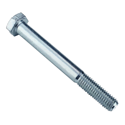 Chrome-plated M10 bolt with hex head, suitable for John Deere parts and home improvement hardware collections under $50